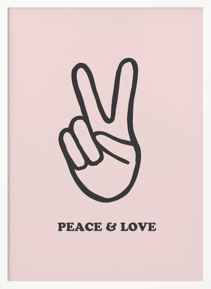 Peace & Love - Poster / Art Print