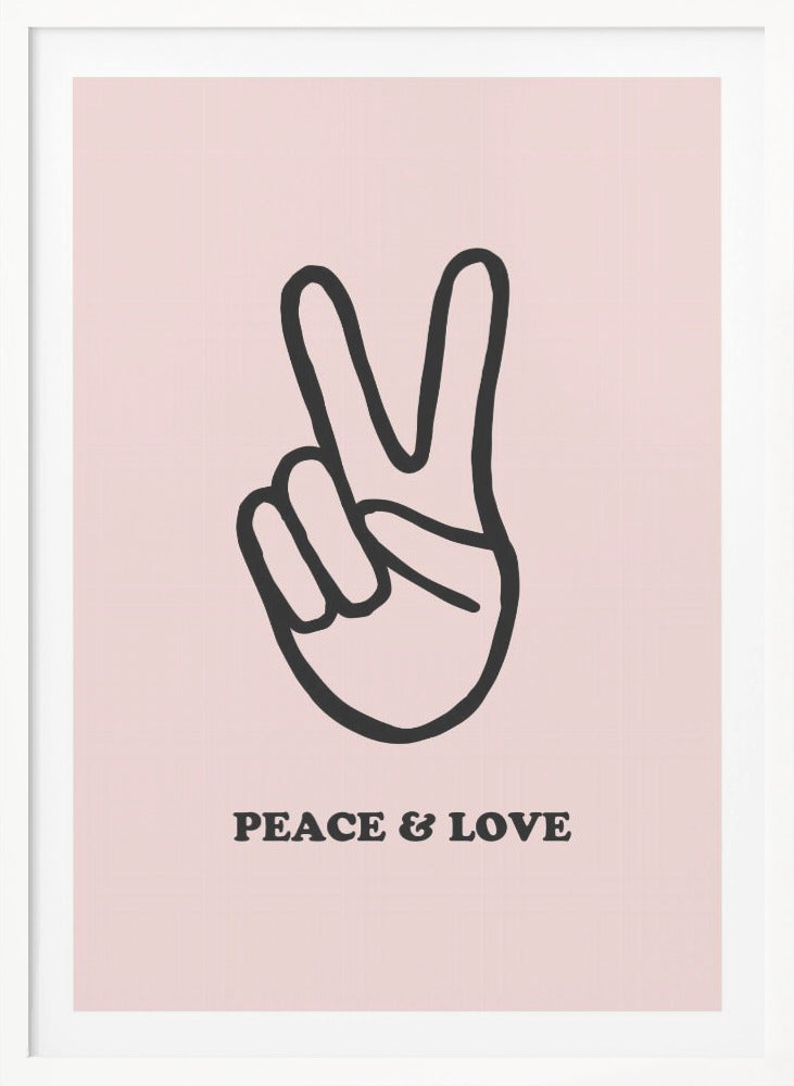 Peace & Love - Poster / Art Print