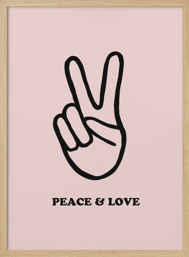 Peace & Love - Poster / Art Print