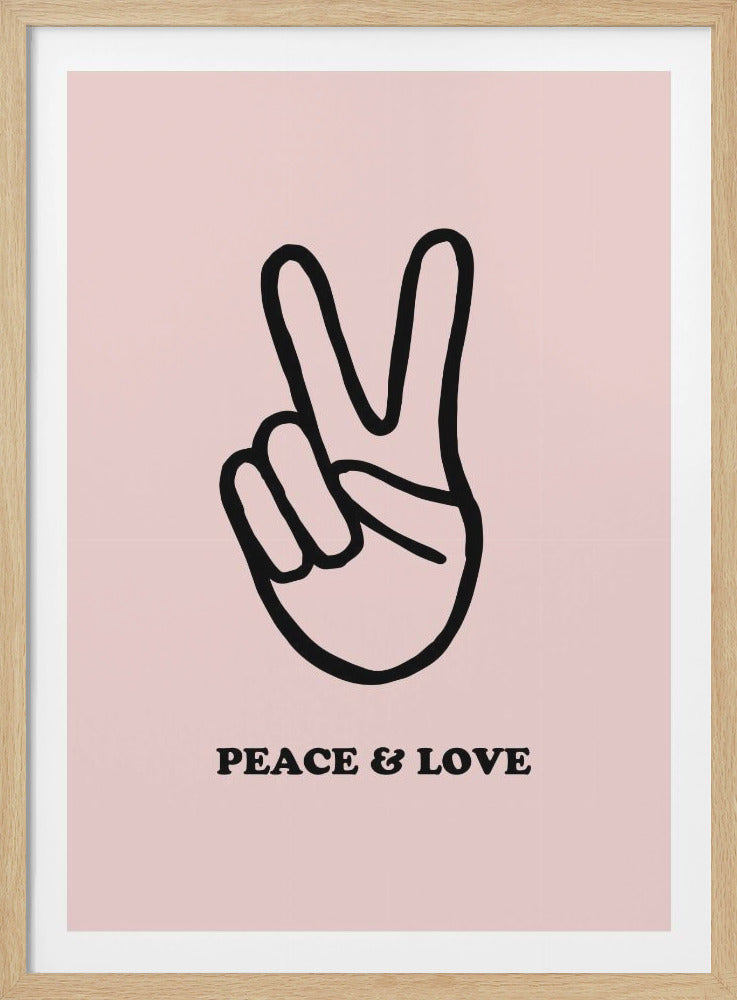 Peace & Love - Poster / Art Print