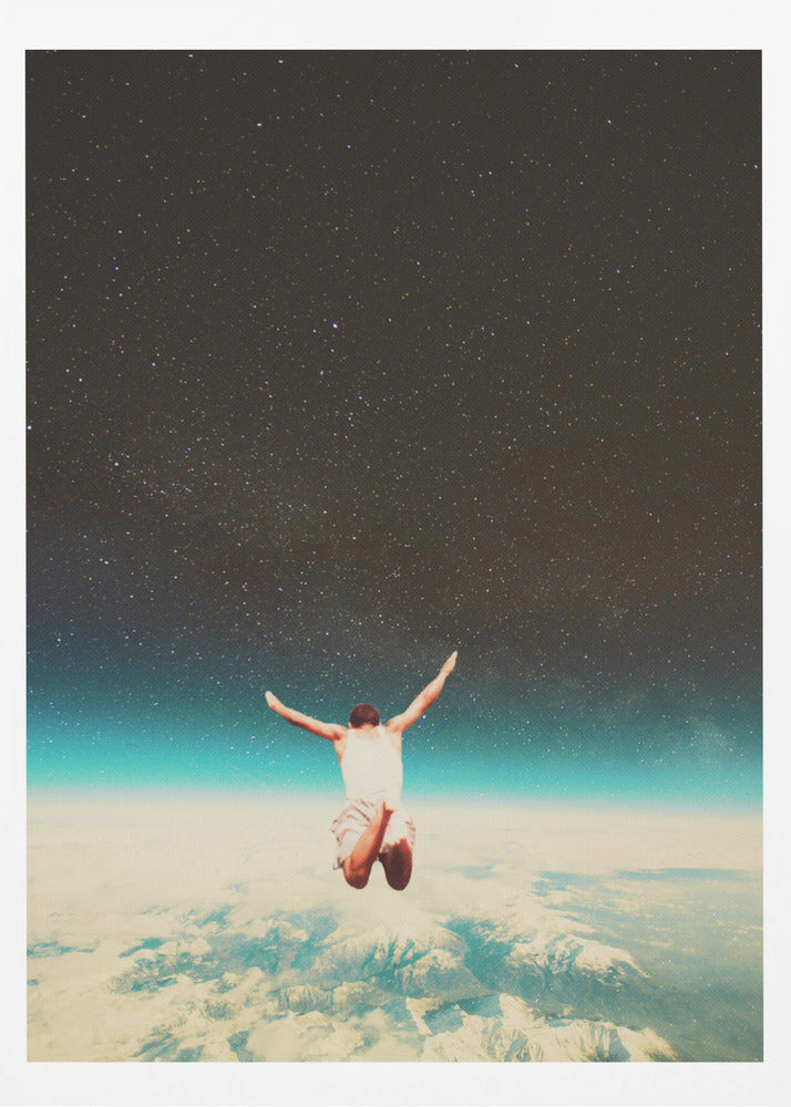 Falling With a Hidden Smile - Poster / Art Print