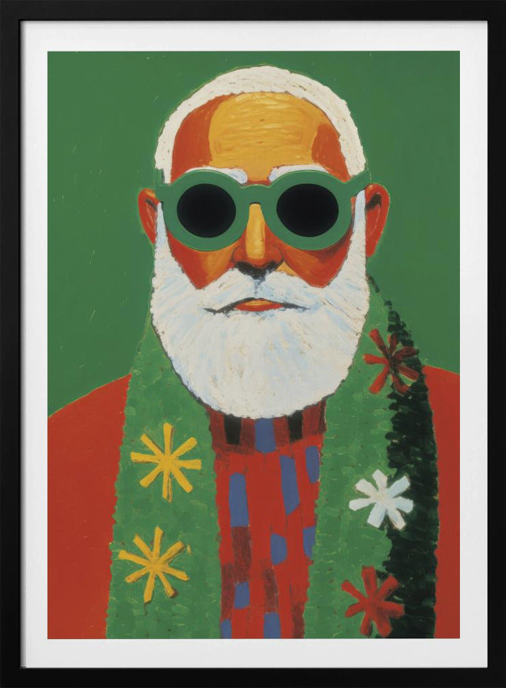 Holiday Santa - Poster / Art Print