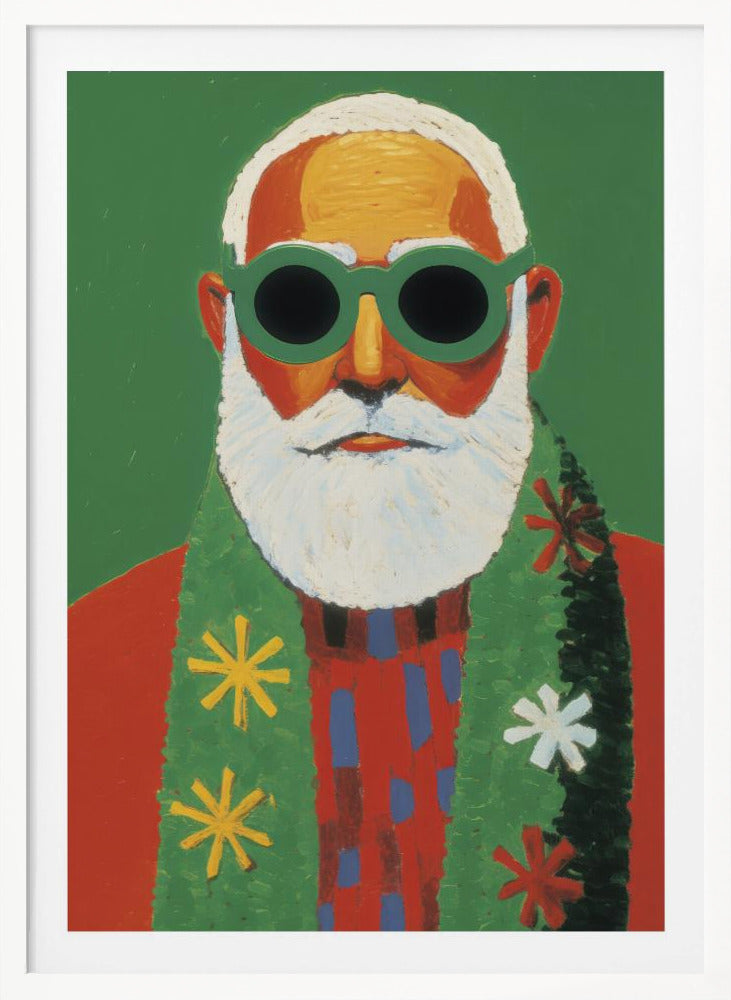 Holiday Santa - Poster / Art Print
