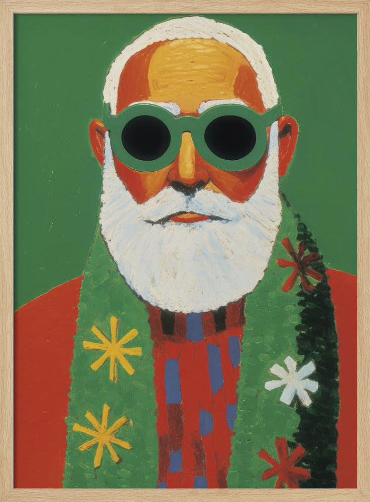 Holiday Santa - Poster / Art Print