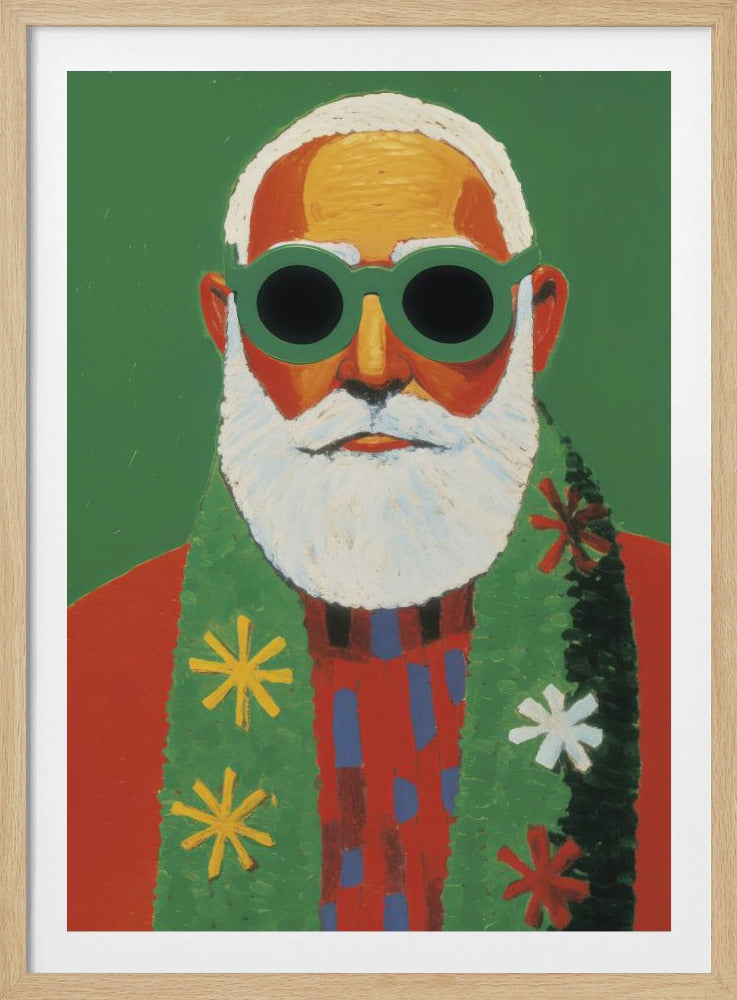 Holiday Santa - Poster / Art Print