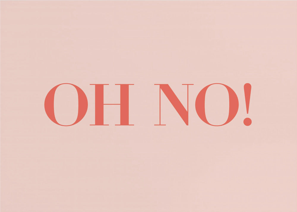 Oh No! - Poster / Art Print