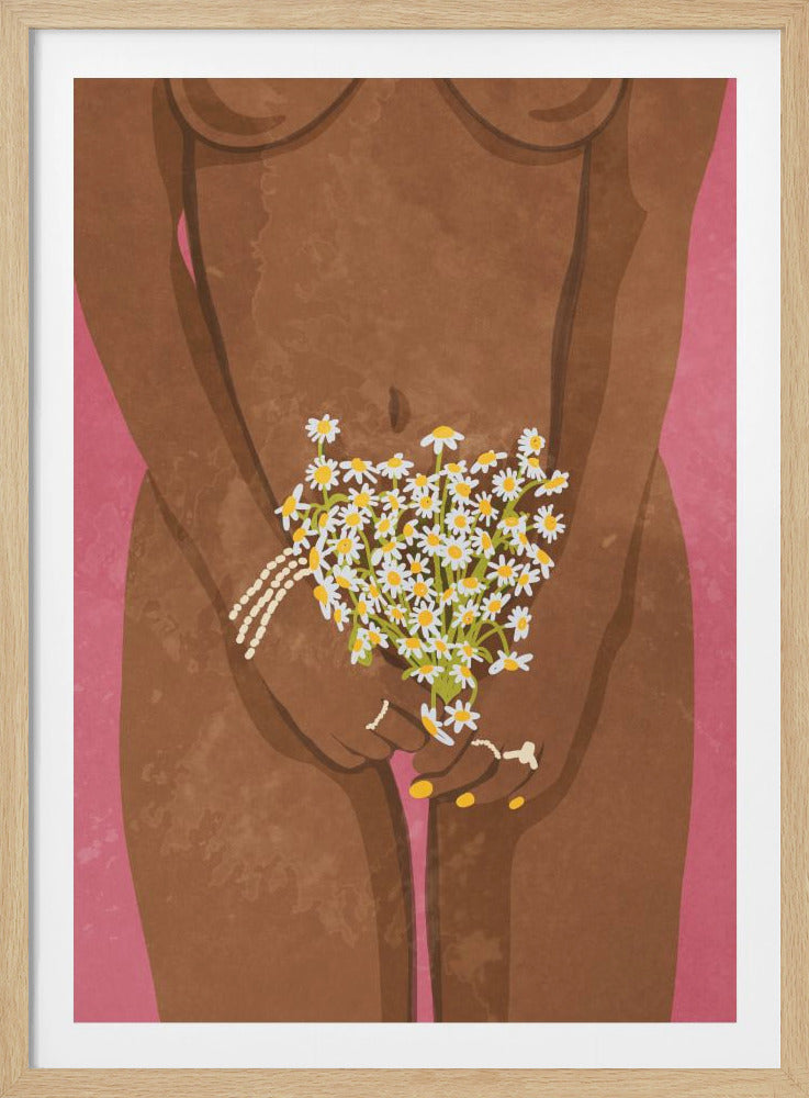 Wearing Flowers - Poster / Art Print