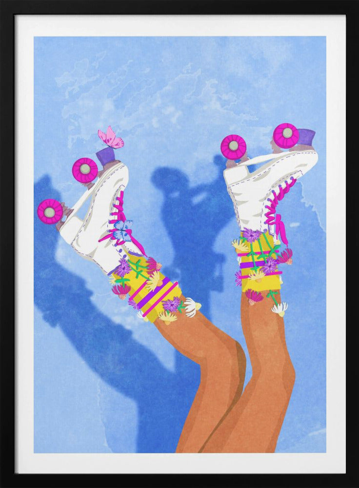 Skate like a Girl - Poster / Art Print