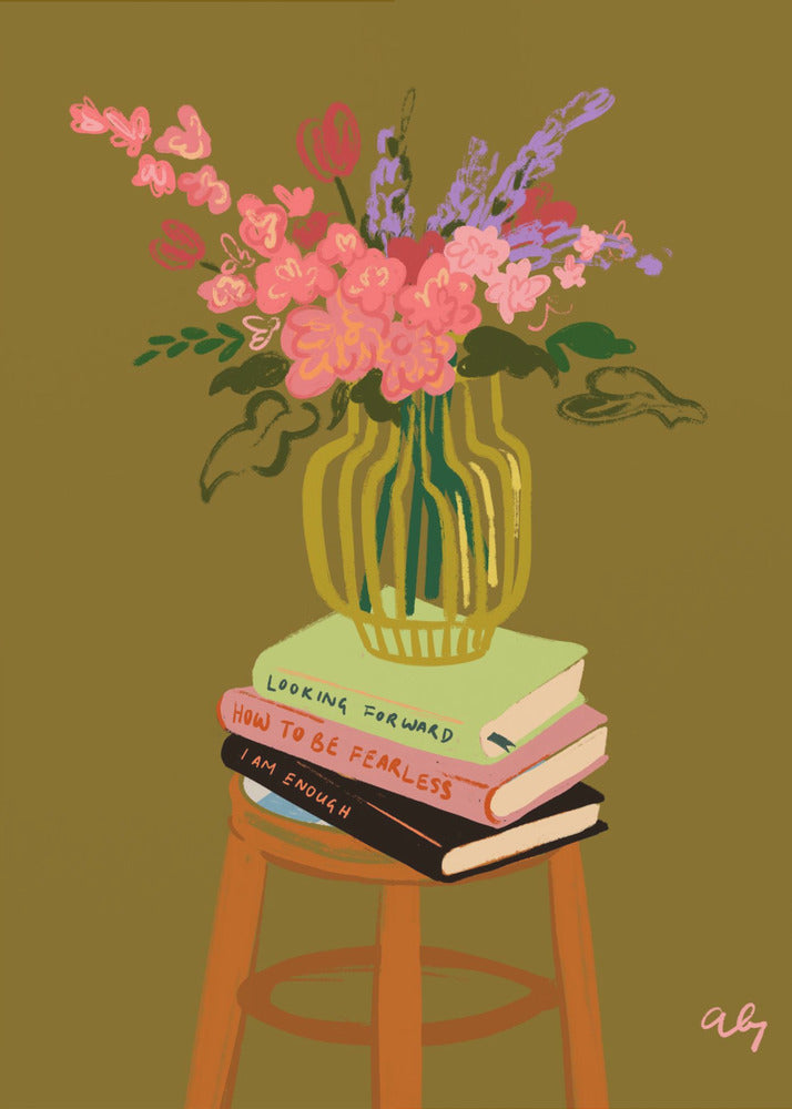 Floral Vase - Poster / Art Print