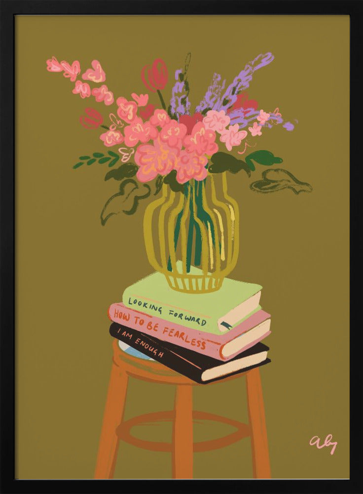 Floral Vase - Poster / Art Print