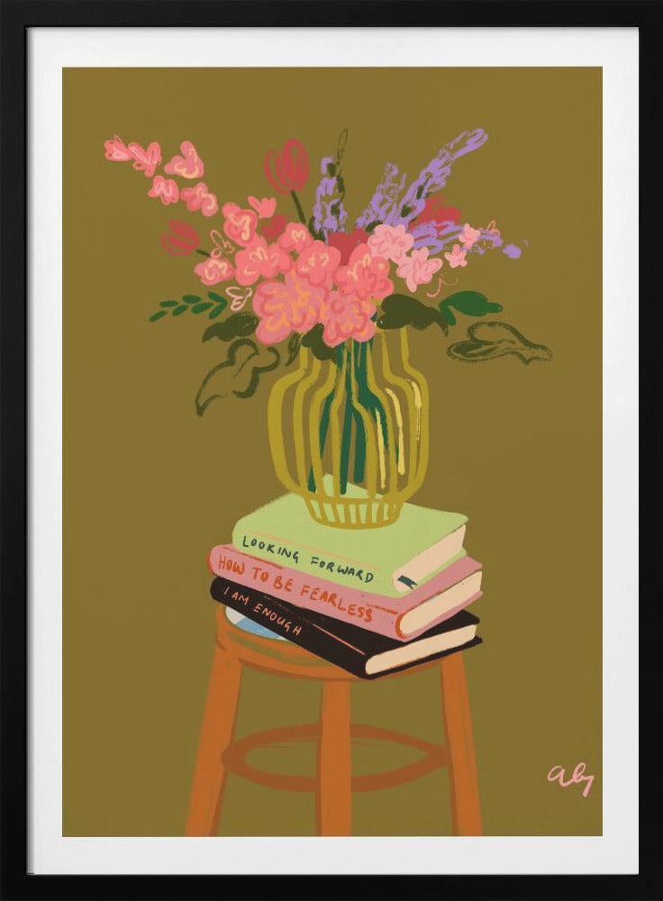 Floral Vase - Poster / Art Print