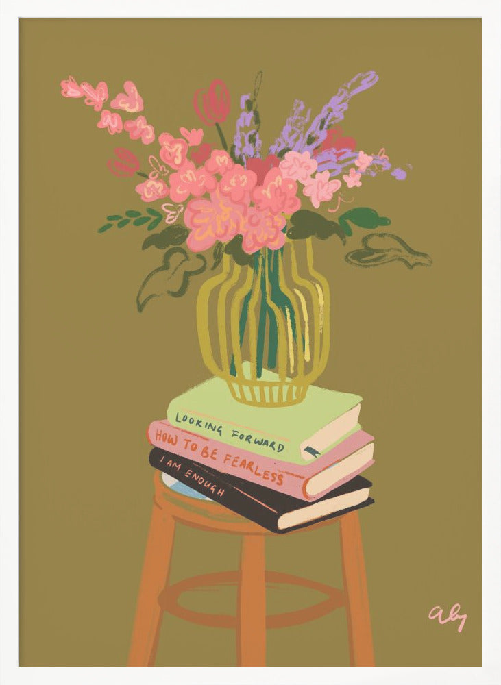 Floral Vase - Poster / Art Print