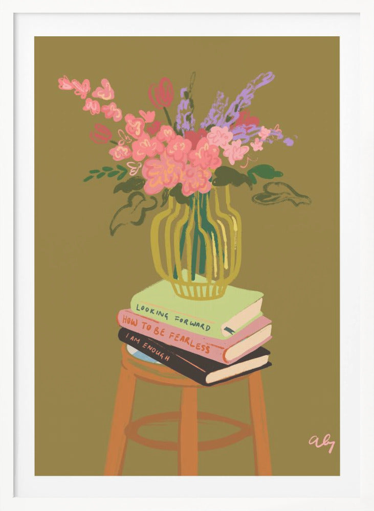 Floral Vase - Poster / Art Print