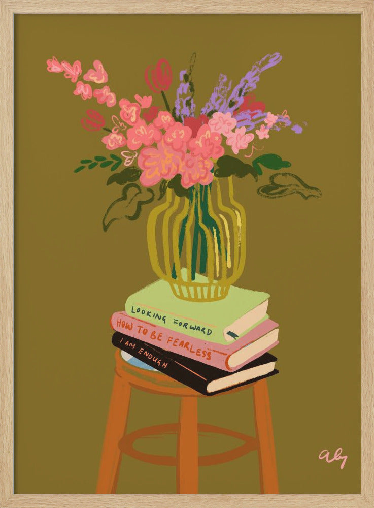 Floral Vase - Poster / Art Print