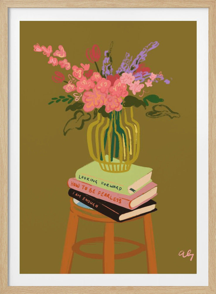 Floral Vase - Poster / Art Print