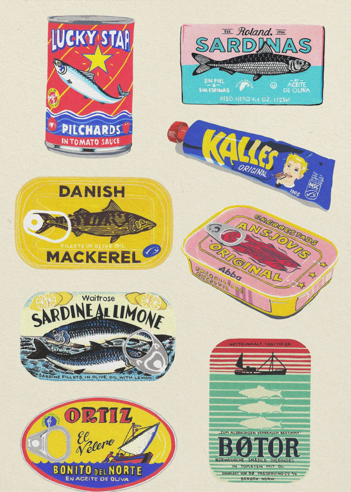 Canned Fish - Poster / Art Print