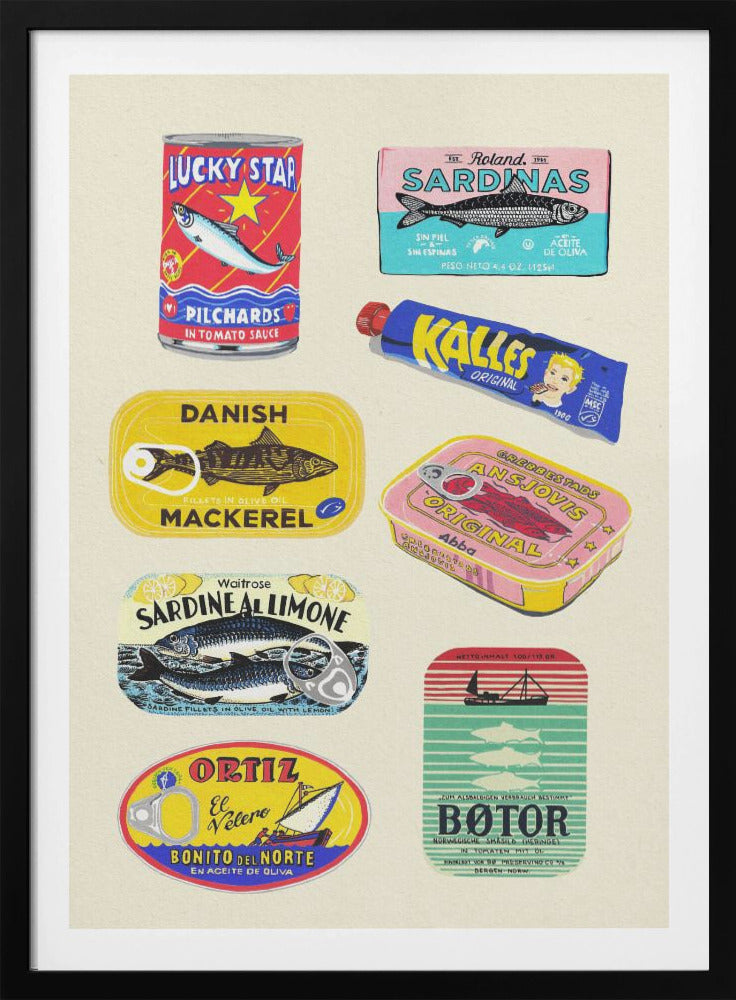 Canned Fish - Poster / Art Print