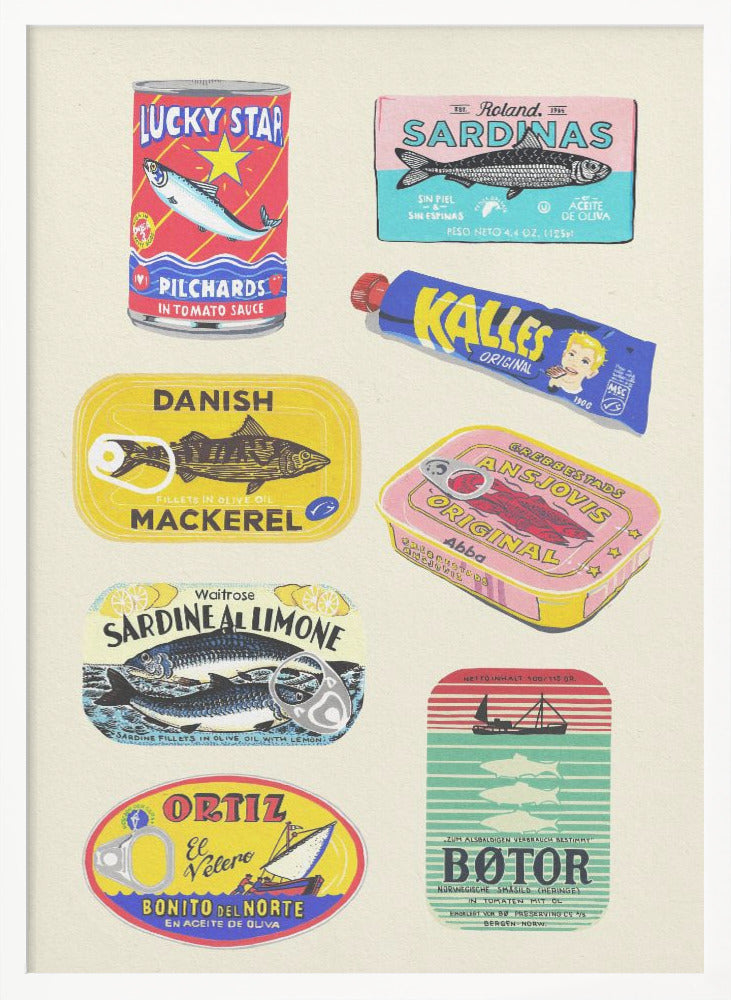 Canned Fish - Poster / Art Print