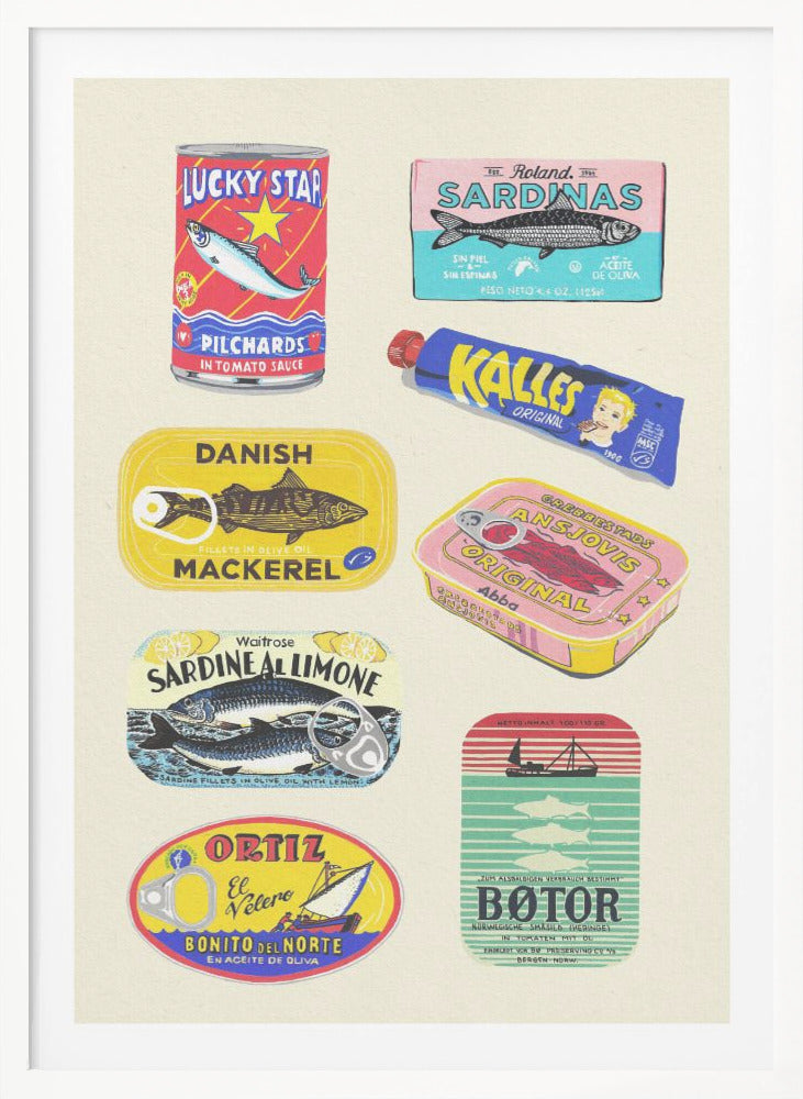 Canned Fish - Poster / Art Print