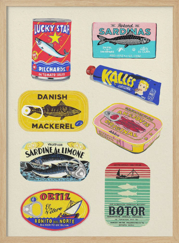 Canned Fish - Poster / Art Print