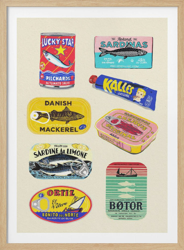 Canned Fish - Poster / Art Print