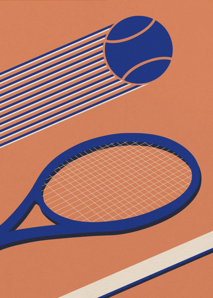 Tennis 80s - Poster / Art Print