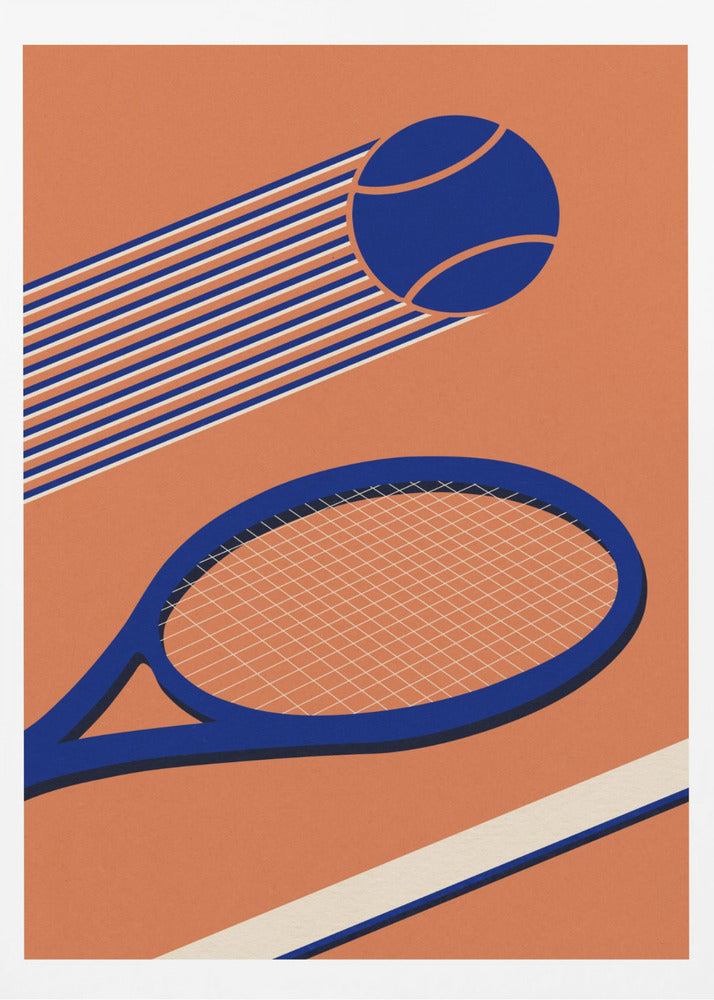 Tennis 80s - Poster / Art Print