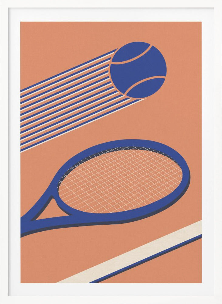 Tennis 80s - Poster / Art Print