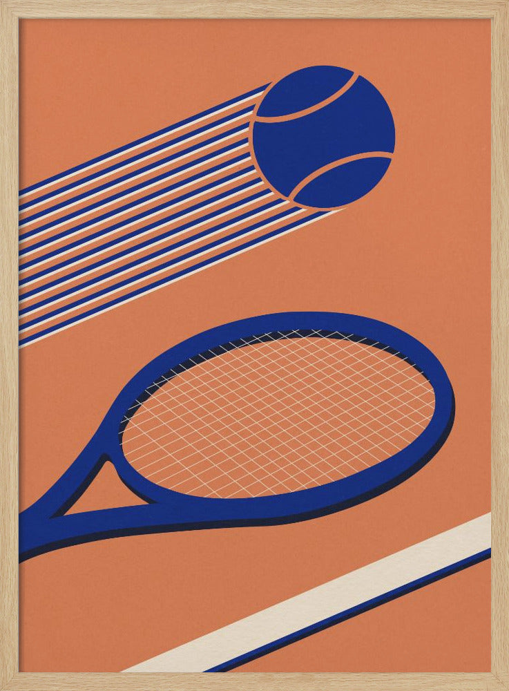 Tennis 80s - Poster / Art Print