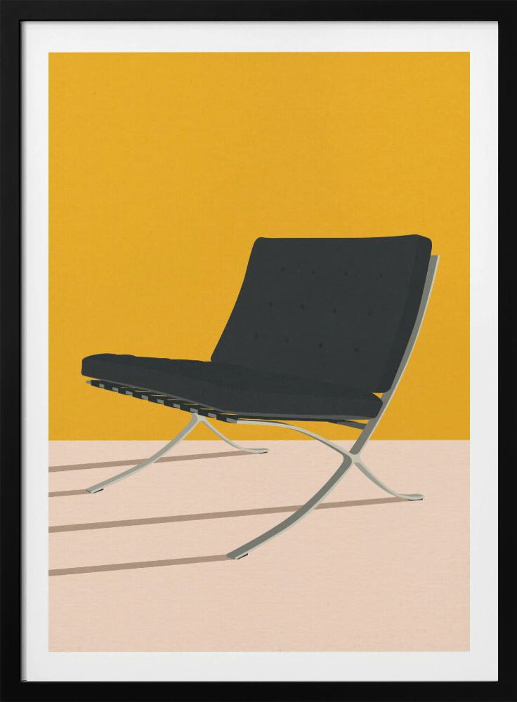 Barcelona Chair By Mies Van Der Rohe - Poster / Art Print