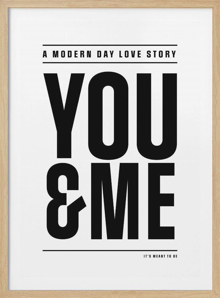 Modern Day Love Story - Poster / Art Print