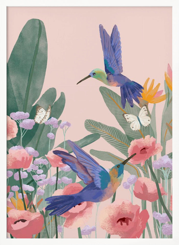 Hummingbirds - Poster / Art Print