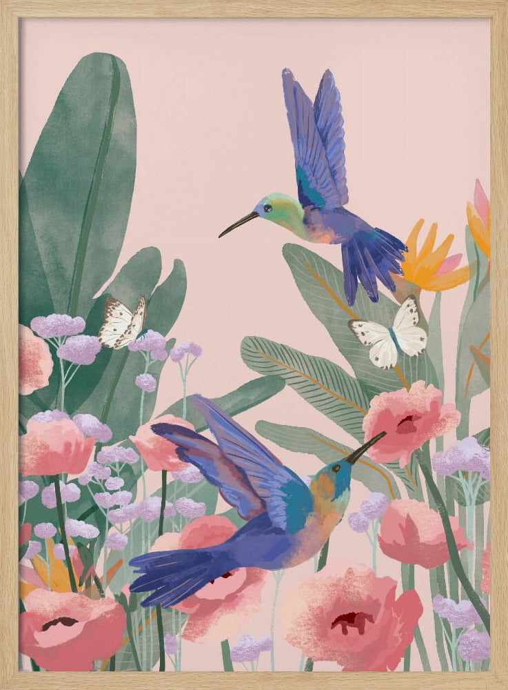 Hummingbirds - Poster / Art Print
