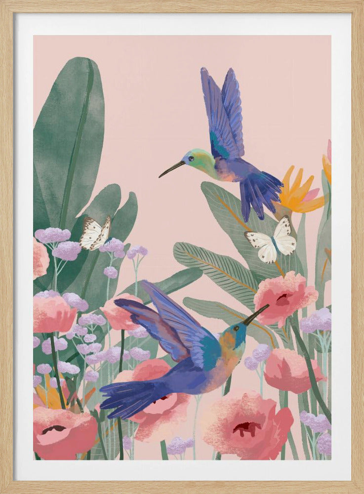 Hummingbirds - Poster / Art Print
