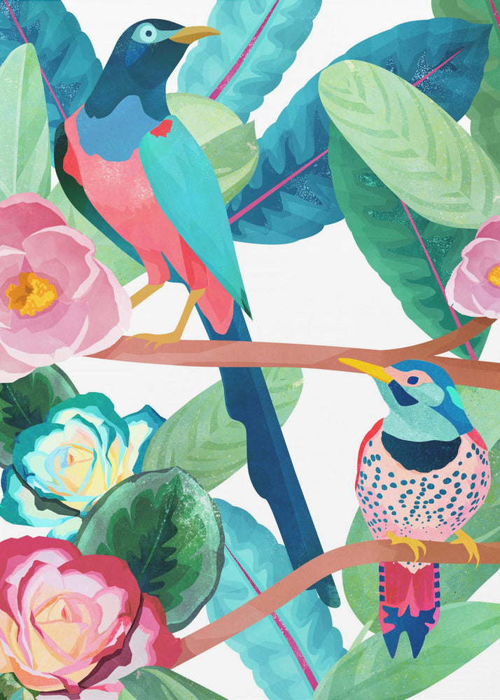 Birds of Spring - Poster / Art Print