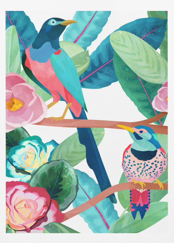 Birds of Spring - Poster / Art Print