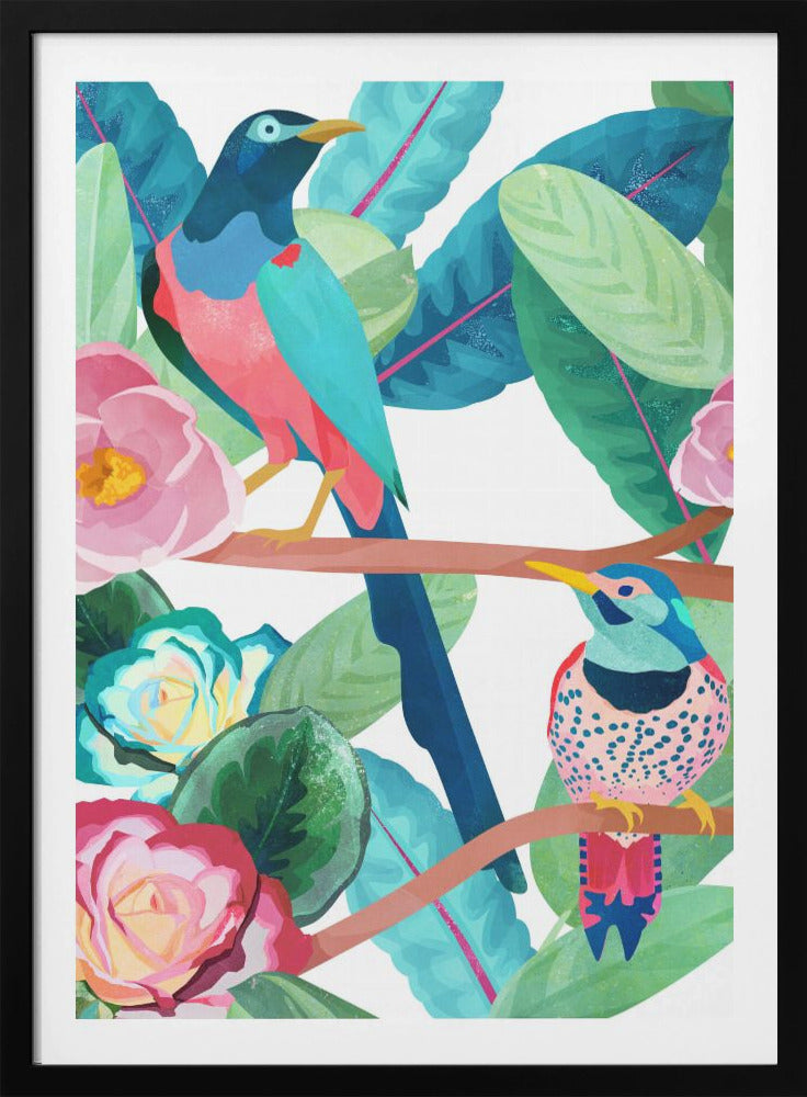 Birds of Spring - Poster / Art Print