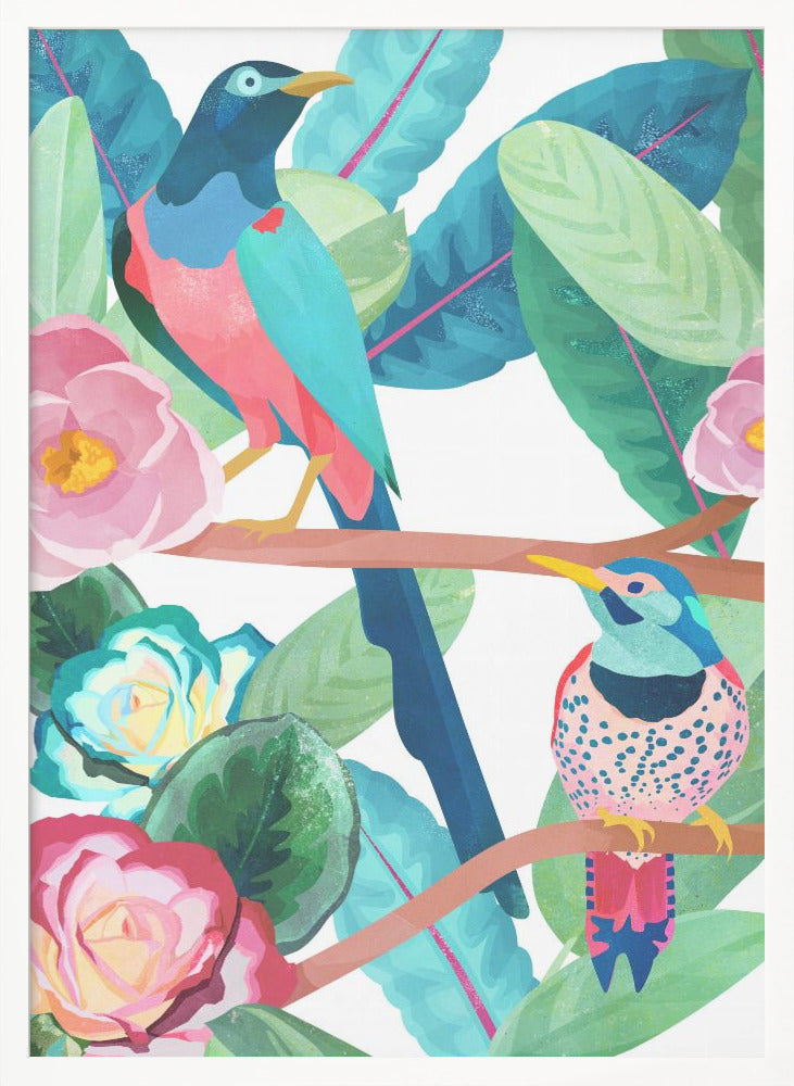 Birds of Spring - Poster / Art Print