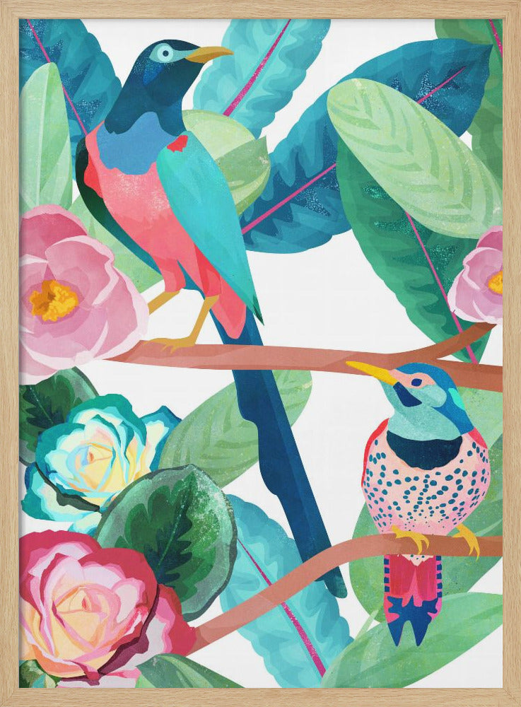 Birds of Spring - Poster / Art Print