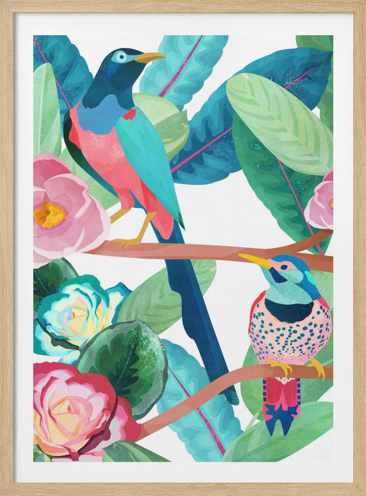 Birds of Spring - Poster / Art Print