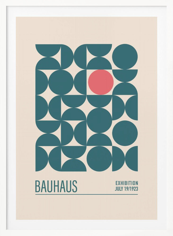 Bauhaus Mavi Kureler - Poster / Art Print