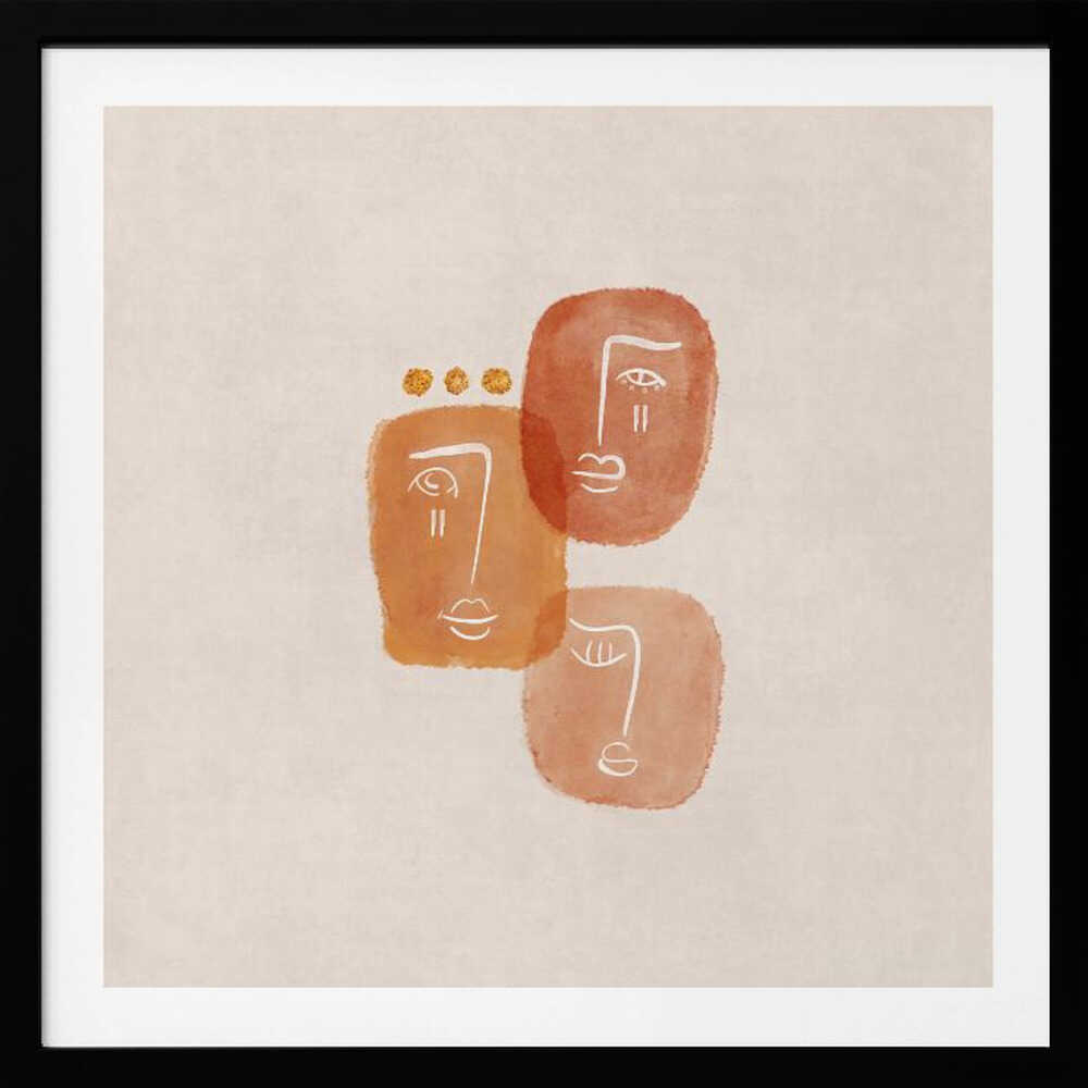 Faces in Harmony - Poster / Art Print