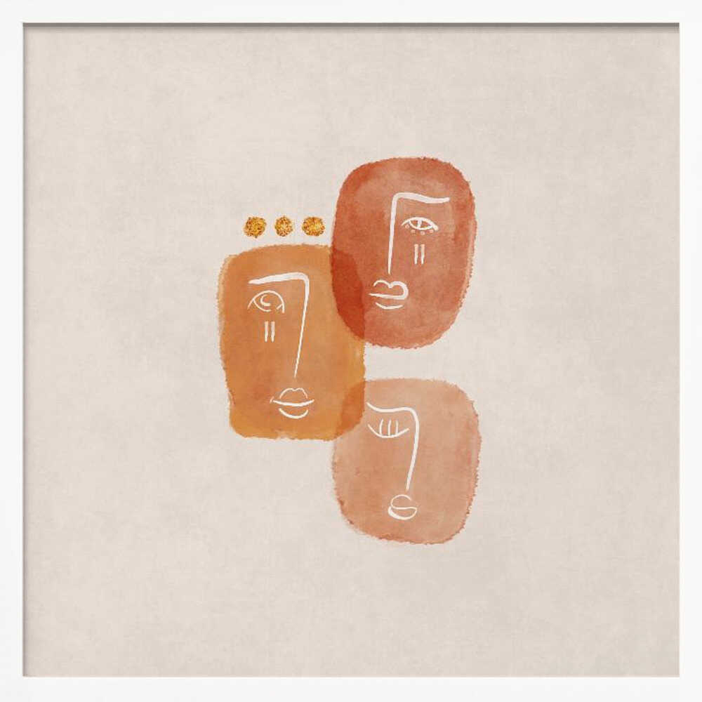 Faces in Harmony - Poster / Art Print