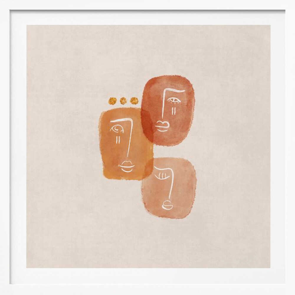Faces in Harmony - Poster / Art Print