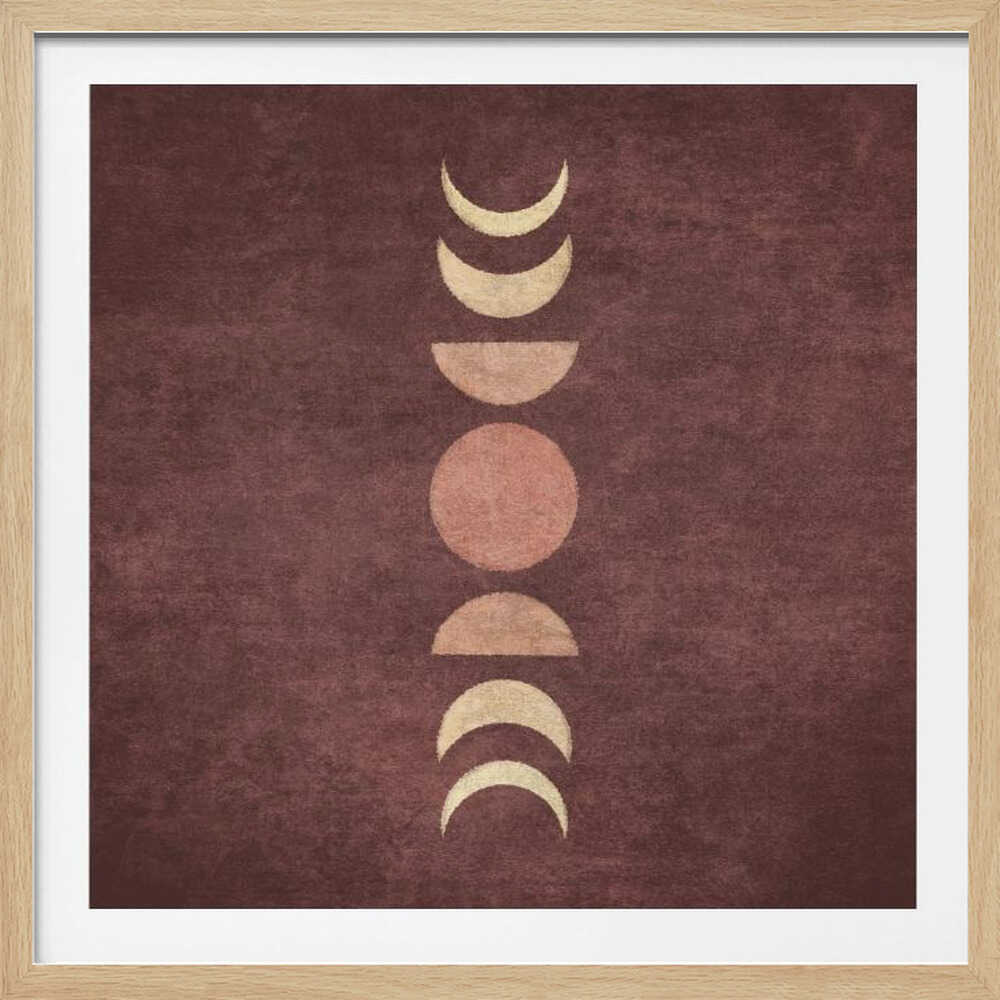 Lunar Phases Alignment - Poster / Art Print