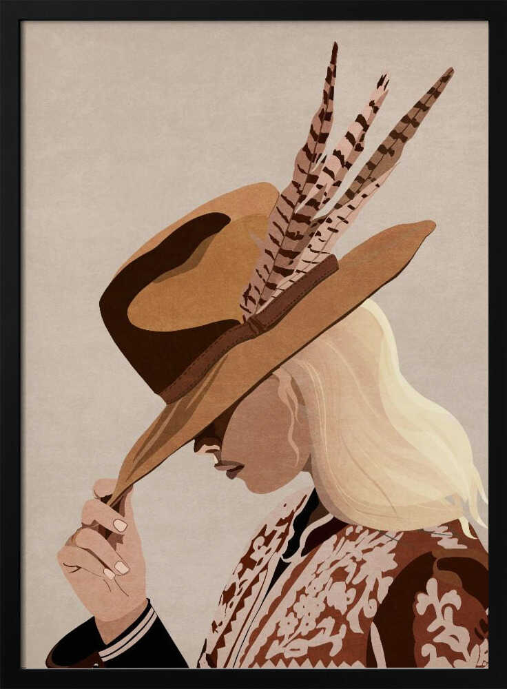 Feathered Elegance - Poster / Art Print
