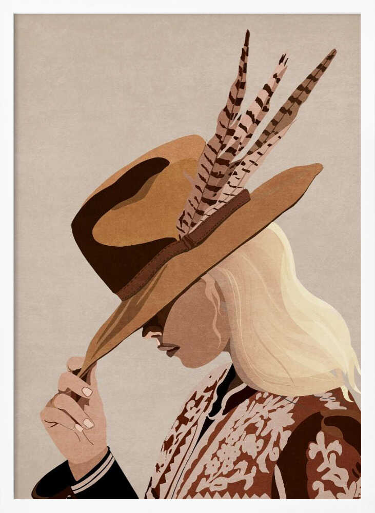 Feathered Elegance - Poster / Art Print