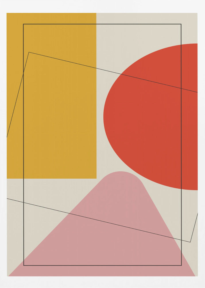 Four Triangles - Poster / Art Print