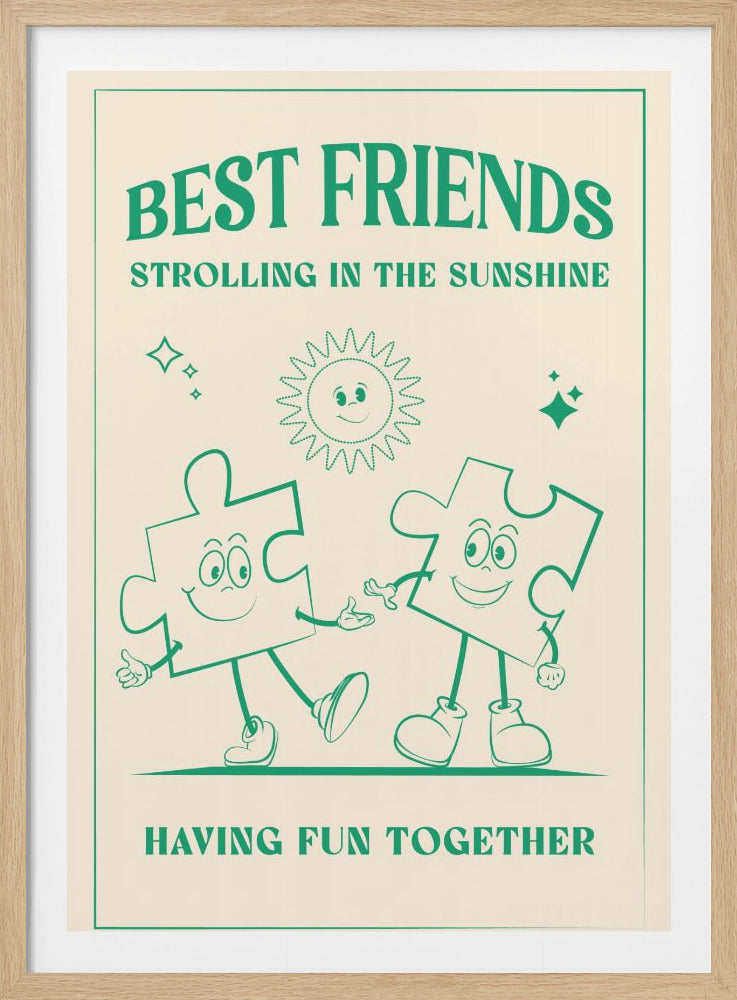 Best Friends - Poster / Art Print