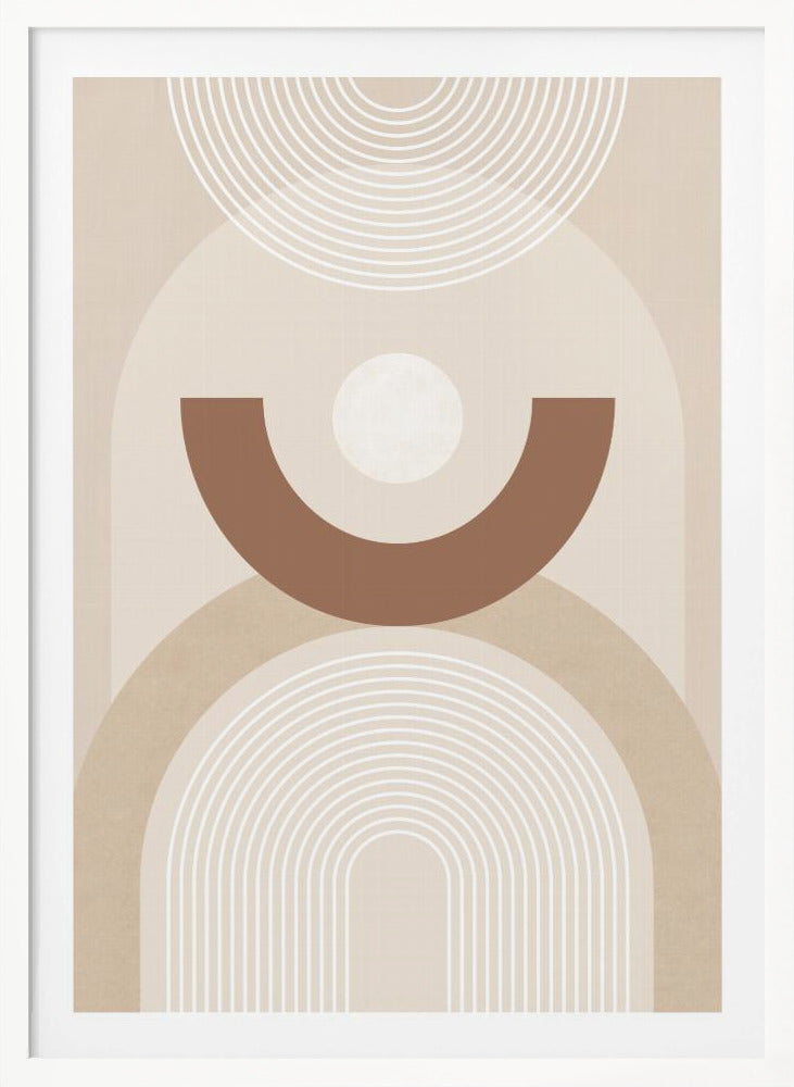 Beige Mid Century Poster No.1 - Poster / Art Print